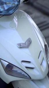 ARM ARUMI GARNISH FRONT NUMBER PLATE MIO BEAT VARIO 110 FULL CNC