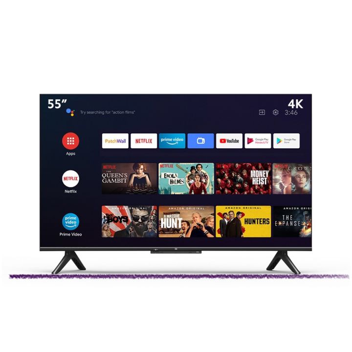 TV 55 นิ้ว สมาร์ททีวี 4K Google Assistant & Netflix LX650 Lazada.co.th