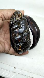 Gelang Akar Bahar Merah Tembus Cahaya Mumer Ukir Semar