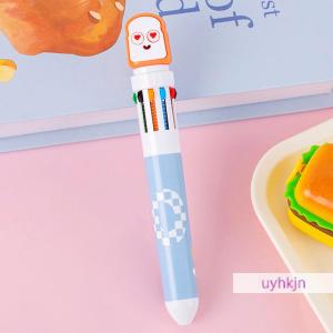 uyhkjn Cartoon Capybara 10-Color Ballpoint Pen Cute 0.5mm Colorful Ink Gel Pen School Office Supplies Stationery Multicolored Pen