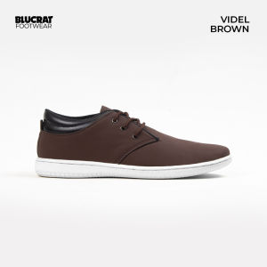 Sepatu Casual Pria Blucrat Videl Black - Sepatu Sneaker Pria Sepatu Casual Sneakers