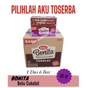 Roma BONITA Bolu Lembut rasa COKELAT - ( HARGA 1 DUS isi 6 box )