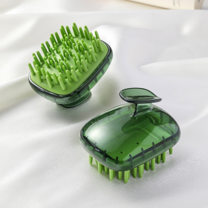 Hair Washing Tools Translucent Blue Shampoo Comb All Seasons Relief of Scalp Itching Improve Blood Circulation