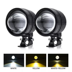lampu tembak cree laser cut off 1 mata putih kuning high low waterproof motor mobil universal import kualitas super terang promo discount afk racing