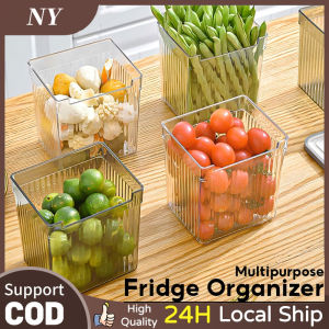 Transparent Refrigerator Side Door Food Storage Multipurpose Fridge Organizer Bin Basket