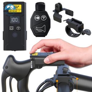 【New Arrival】 Wireless Rechargeable Bicycle Front Lamp with Smart Light Sensor and Horn Remote Control for Safe Cycling