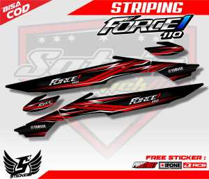 STRIPING VARIASI FORCE 1 / STICKER LIST VARIASI MOTOR YAMAHA FORCE ONE