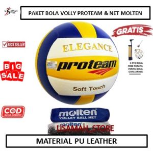 BOLA VOLLY/VOLI PROTEAM  & NET VOLLY/VOLI MOLTEN - BOLA LIGA PROFESIONAL - BOLA VOLLY/VOLI BERKUALITAS  - BOLA VOLLY/VOLI EMPUK