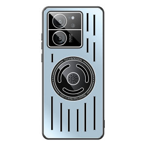 Case for Xiaomi 13T Pro / Xiaomi 13T Case Built-in Magnetic Guide Plate Supports Magsafe Openwork Heat Dissipation Cold Ice Lens Protection Anti-drop and Shockproof Protective Cover