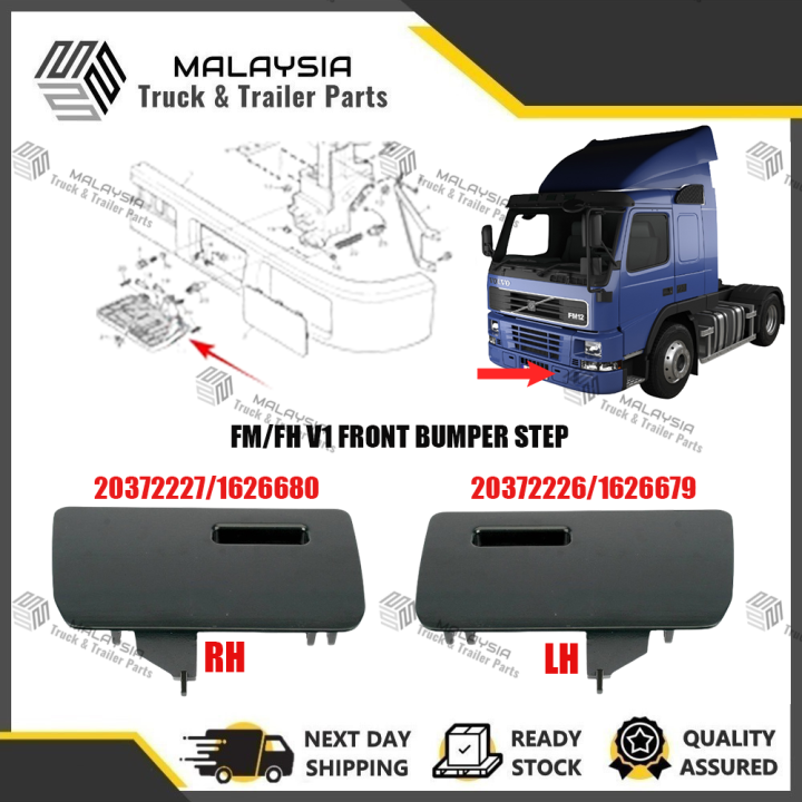 Volvo FH Step Panel RH – Painted Winter White 1103WHT – Genuine Volvo 82142373 – HGV Body Parts