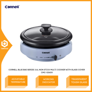 Cornell Blue Bae Series Multi Cooker Non Stick Adjustable Temperature CMC-S360X CMCS360X Periuk Serbaguna
