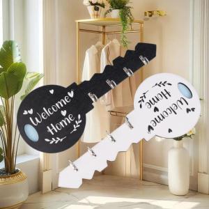 ZZ🔥🔥🔥 พวงกุญแจระเบียงที่สร้างสรรค์1ชิ้นพวงกุญแจไม้สไตล์โบฮีเมียนตะของานฝีมือสร้างสรรค์