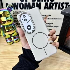 เคสสำหรับ Vivo V40 Pro V40 5G เคสโทรศัพท์ Magsafe สีทึบและบางฝาแข็งเคสป้องกันการกระแทกกันตก