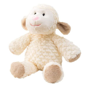 38CM Lamb Stuffed Animal Plush Stuffed Lamb Plush Toys for Nursery Decor Lovely Fluffy Sheep Stuffed Animals Birthday Thanksgiving Day Easter Day Gifts for Kids
