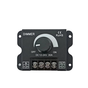 12V/24V 30A Led Strip Dimmer Light Strip Brightness Adjustment Knob Switch