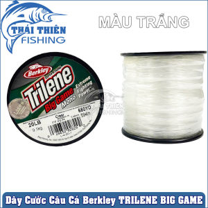 Dây Cước Câu Cá Berkley Trilene Big Game Màu Trắng – Cước Nylon Monofilament Mỹ Siêu Bền Chống Xoắn Gần Như Vô Hình Dưới Nước