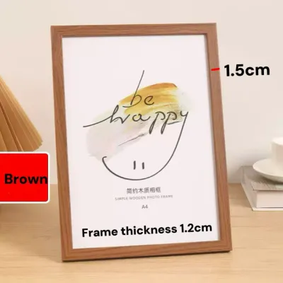 SG Stock [Super offer] Wooden Photo Frame Desktop Wall Display Graduation Photos Teachers Day Gift Christmas ift Home Office