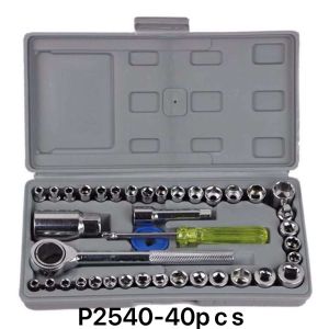 46pcs/set Tool Box Car Motorcycle Repair Set Hand Tools Home Service motor DIY Kit P2546 P2540