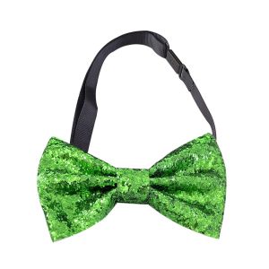 MASTERYX Shiny Paillette Sequins Bowtie Neck Decoration Adjustable Necktie Fashion Dance Bowknot Stage Performance Tie for Men Women