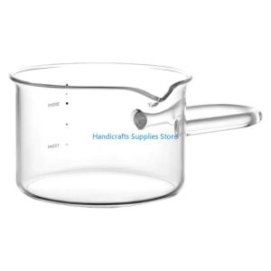 Kirilgu Double Spouts Measuring Cup Coffee Measure Glassware with Ergonomic Handle B3K9H