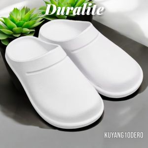 Duralite KYLE Men’s Slip-on Espadrille Black and white Work Duty Half Shoes