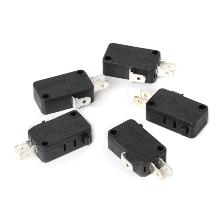 5 Pièces Micro-interrupteurs 16A 250V - Commutateur à Levier, Vis, Pour Appareils électriques