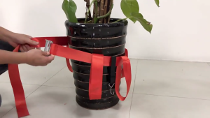 Dây đeo nâng mover trong chậu để đơn giản hóa việc xử lý vật nặng trong sân của bạn