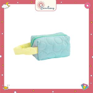 Korean Pouch Pillow Make Up Cosmetic Tas Kosmetik Motif Flower Cute Puffy Bag Aesthetic