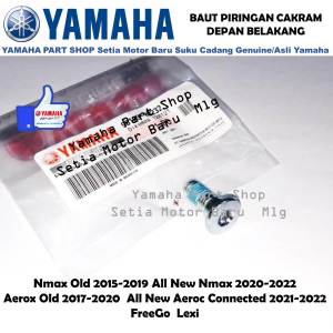 Baut Bolt Piringan Cakram Depan Belakang All New N Max Nmax Aerox Old FreeGo Lexi Asli Yamaha