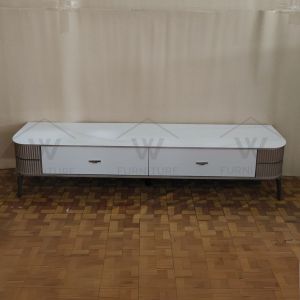 Wfurniture Fully Assembled Living Room Set Almari Tv Murah Meja Kopi TvCabinet Coffee Table Premium