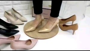 Sepatu heels polos wanita import SIMONCELLI