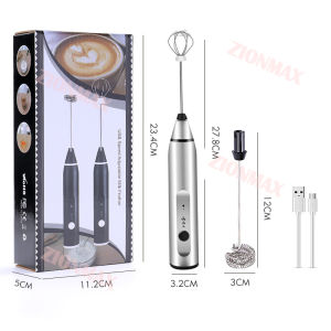 Electric Hand Blender Tangan Pengaduk kopi Milk Frother USB Portable Handheld Mixer
