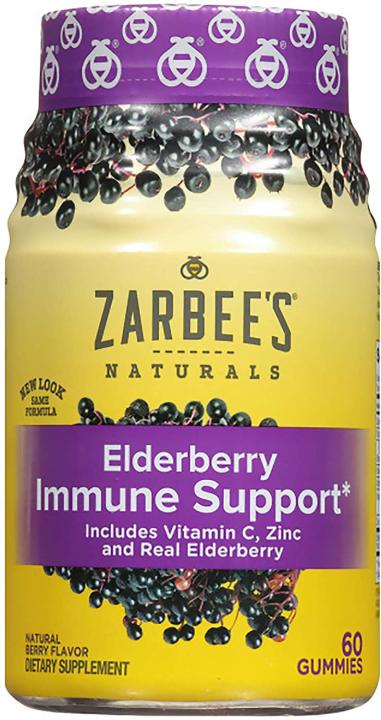 Zarbee's Naturals Elderberry| Immune Support With Vitamin C & Zinc ...