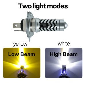 NEW MDL Killer Headlight H4/P15D/T19 LED Lights for Motorcycle Headlight Universal Bulb with Blue Park Light Two Mode