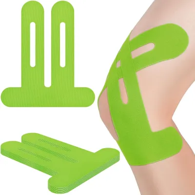 Buzesty precut Băng Dán Cơ cho đầu gối 20 PCS-đàn hồi bảo vệ đầu gối & ổn định Relief Đau-không thấm nước thoáng khí không gây dị ứng Băng Keo Thể Thao