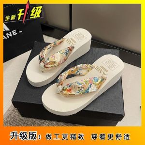 [Free Shipping] New Summer Flip-Flops For Women Lightweight Wedge Heels Perfect For Petite Figures Paired With Dresses Ideal For A Vacation Or Beach Style
