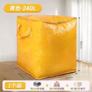 2PC  House Moving Bag Big Storage Bag Extra Large Canvas Bag with Handles Clothes Quilt Storage Bag