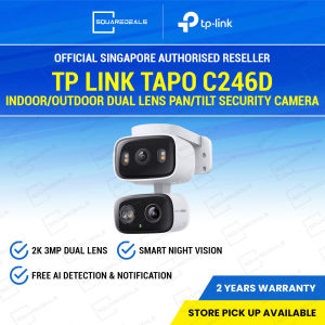 TP Link Tapo C246D Indoor/Outdoor Dual Lens Pan/Tilt Security Camera TPLink TP-Link