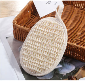 2pcs Exfoliating Natural Bath Pads Sponge Back Scrubber Body Exfoliator Washing Pad Sponge