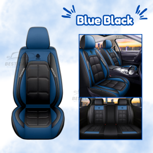 Full Set 360° Car PU Cover Leather Seat Cover 5-Seater Universal Bezza Axia Persona Waja Viva Kancil Kelisa Myvi