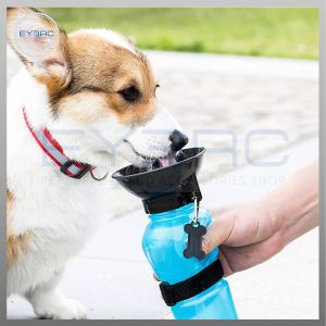 Portable Water Feeder Squeeze Type 500 ml for Dogs & Cats - Easy to Use Large Capacity Durable Material Clean & Hygienic Design