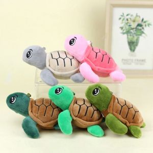 SAVIA Kawaii Cute Key Chain Bag Decor Stuffed Toys Bag Ornaments Turtle Plush Keyring Tortoise Plush Pendant Cute Turtle Keychain Plush Tortoise Dolls