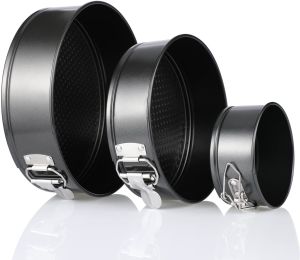 Removable Bottom Non-Stick Metal Round Cake Mould Baking Mould Cake Pan Loyang Kek Acuan Kek Baking Pan Multiple Sizes