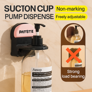 Detachable Storage bracket storage rack shampoo Multiscene application Easy and convenient installation Adjustable clips NoPunch Suction Cup Hanger Wall Mounted Organizer