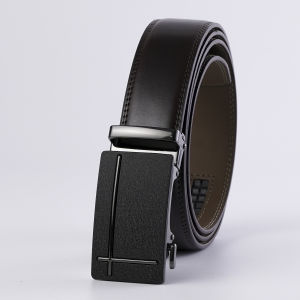 Thắt Lưng Nam Da Khâu 2 Lớp Trơn Màu Nâu RKTN Khóa Tự Động Hợp Kim Chống Rỉ - NHIỀU MẶT LỰA CHỌN