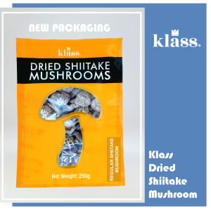 Klass Dried Shiitake Mushroom 250g (Shitake) - Hotel and Restaurant Quality Mushrooms