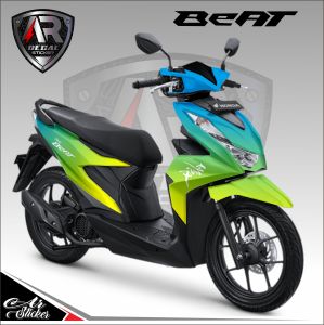 Stiker motor variasi BEAT FI NEW 2024 Deluxe Beat Street - Decal Sticker Beat 2020-2020 D5 009