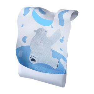 10Pcs cho bé ăn Bib Dùng Một Lần Bib Yếm trẻ em Thoáng Khí Drooling Tạp Dề Burp Vải Cho trẻ sơ sinh 0-6 Năm