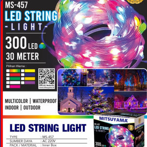 Lampu Led Hias Tumbler 30 Meter 30 Led MS-457 Lampu Hias LED String Light Led Strip Warm White Pink
