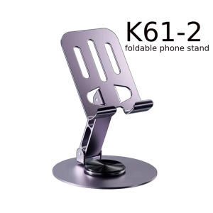 O.SHINE K61-2 Universal Portable Collapsible Phone Stand Adjustable Height Multi-angle 360 °Rotating Stand